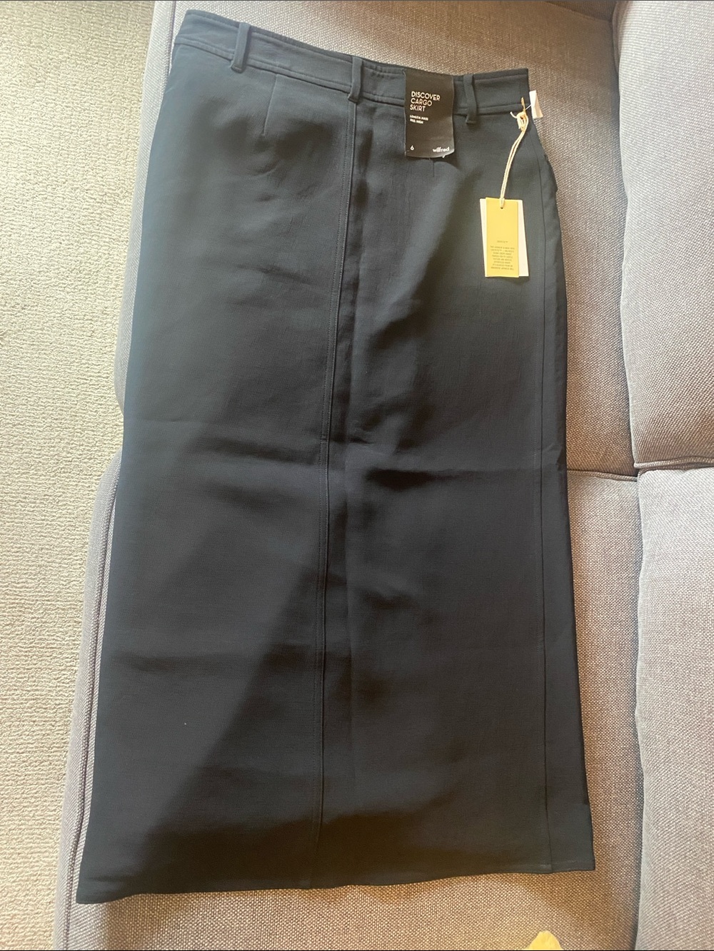 Wilfred Black Maxi Skirt